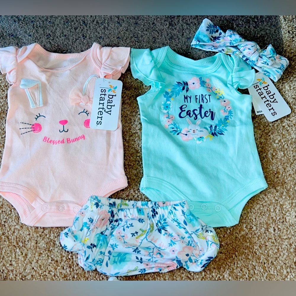 Newborn Easter Outfit Bundle